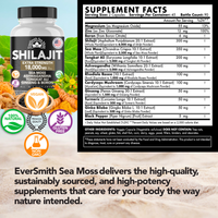 3 PACK - SHILAJIT & SEA MOSS CAPSULES (90-COUNT)