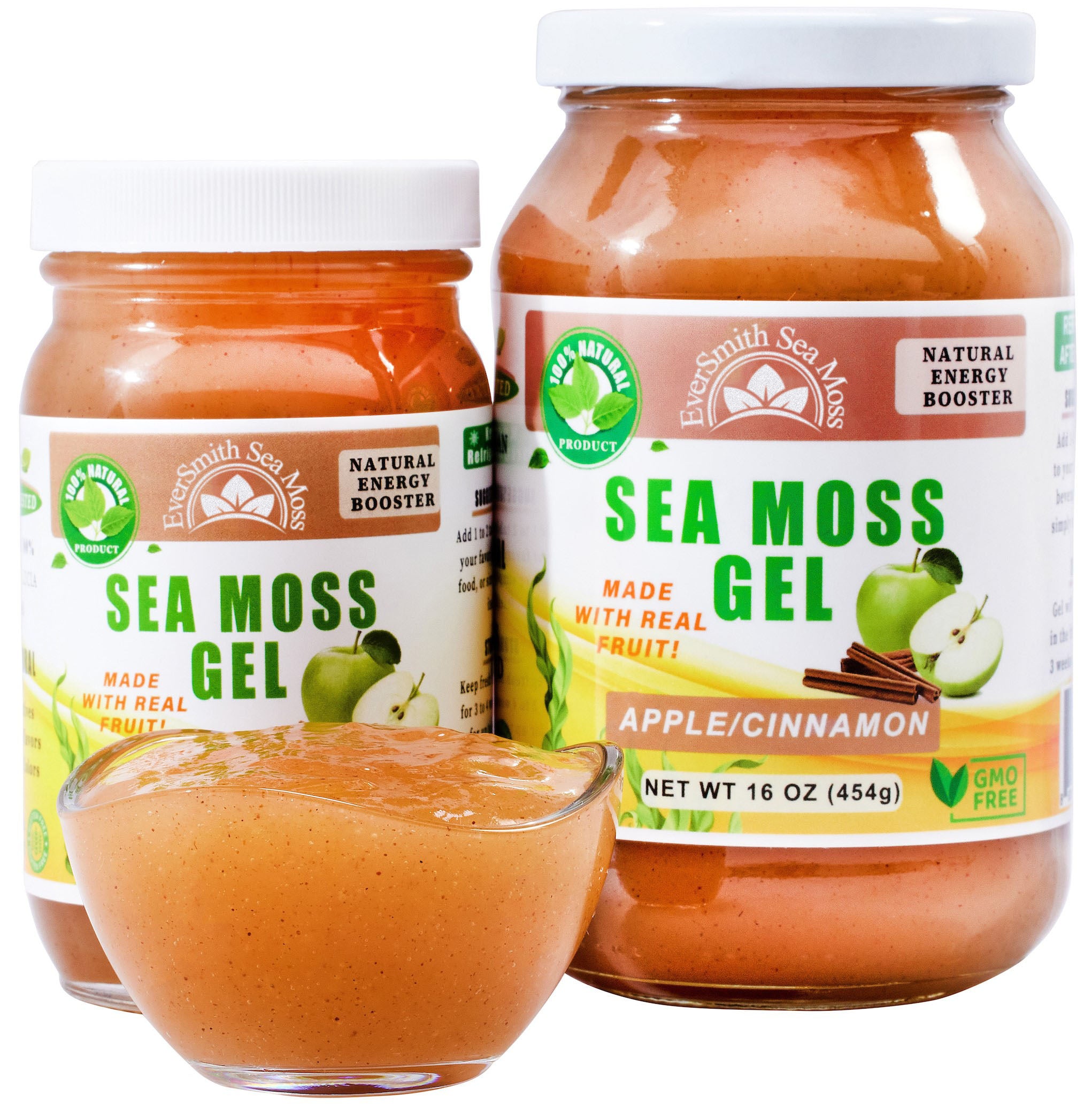 Wildcrafted Sea Moss Gel | Apple Cinnamon | 9 FLAVORS | Irish Sea