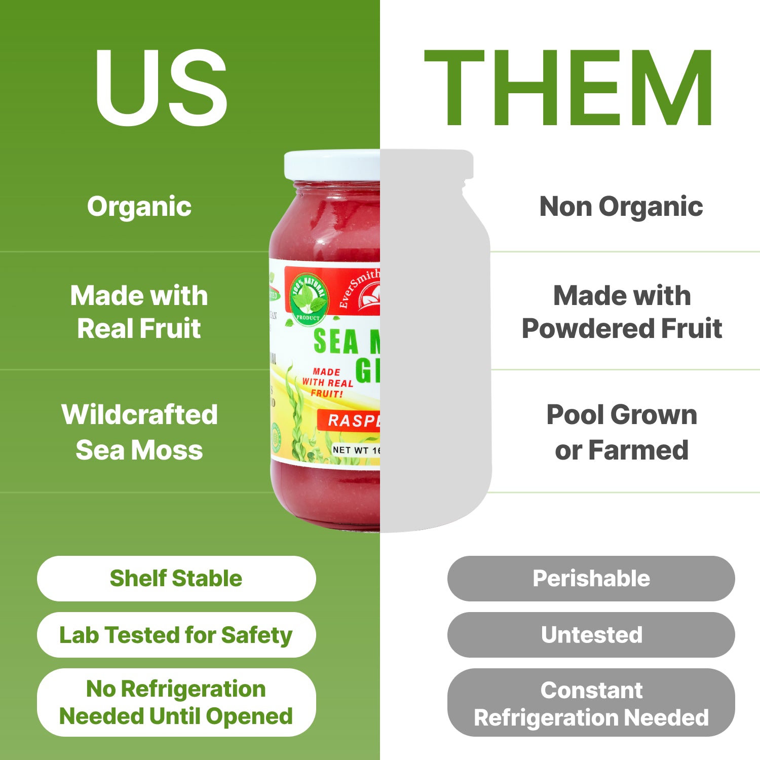 Sea Moss Gel (Raspberry) | EverSmith Organics