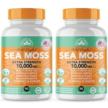 2 PACK - SEA MOSS &amp; BLACK SEED OIL CAPSULES (90-COUNT)