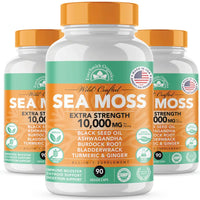3 PACK - SEA MOSS & BLACK SEED OIL CAPSULES (90-COUNT)