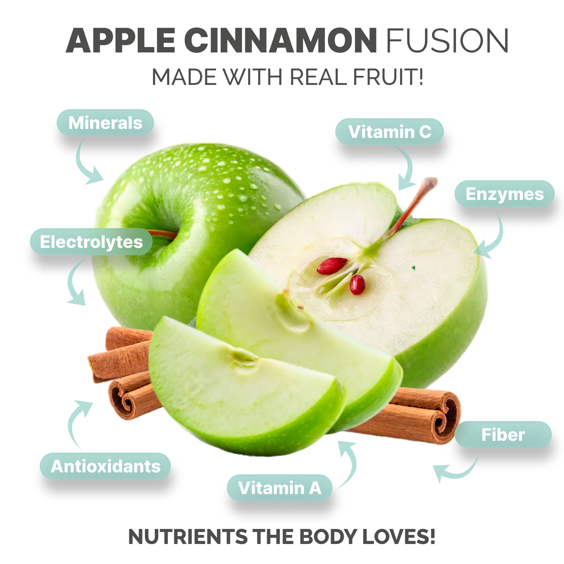 Apple Cinnamon Sea Moss Gel (16 Ounce)