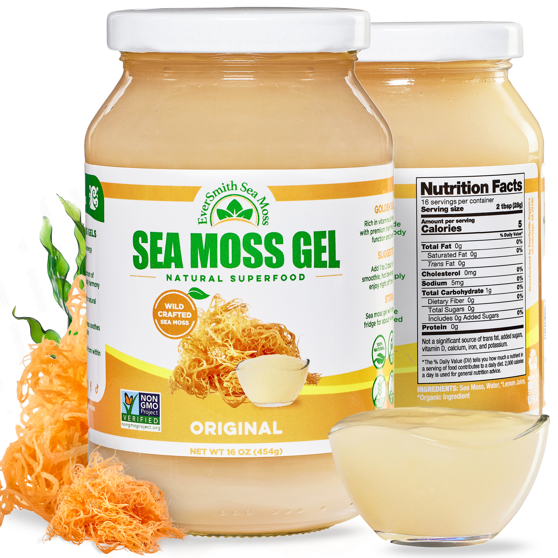 Wildcrafted Sea Moss Gel | 9 FLAVORS | Irish Sea Moss Gel Wildcrafted Sea Moss Gel | 9 FLAVORS | Irish Sea Moss Gel
