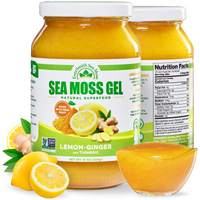 Lemon Ginger Sea Moss Gel + Turmeric (16 Ounce)
