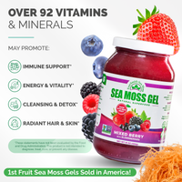 Mixed Berry Sea Moss Gel (16 Ounce)