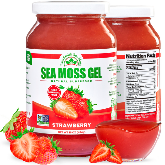 Strawberry Sea Moss Gel (16 Ounce)