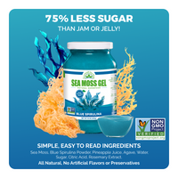 *NEW* Blue Spirulina Sea Moss Gel (16 Ounce)