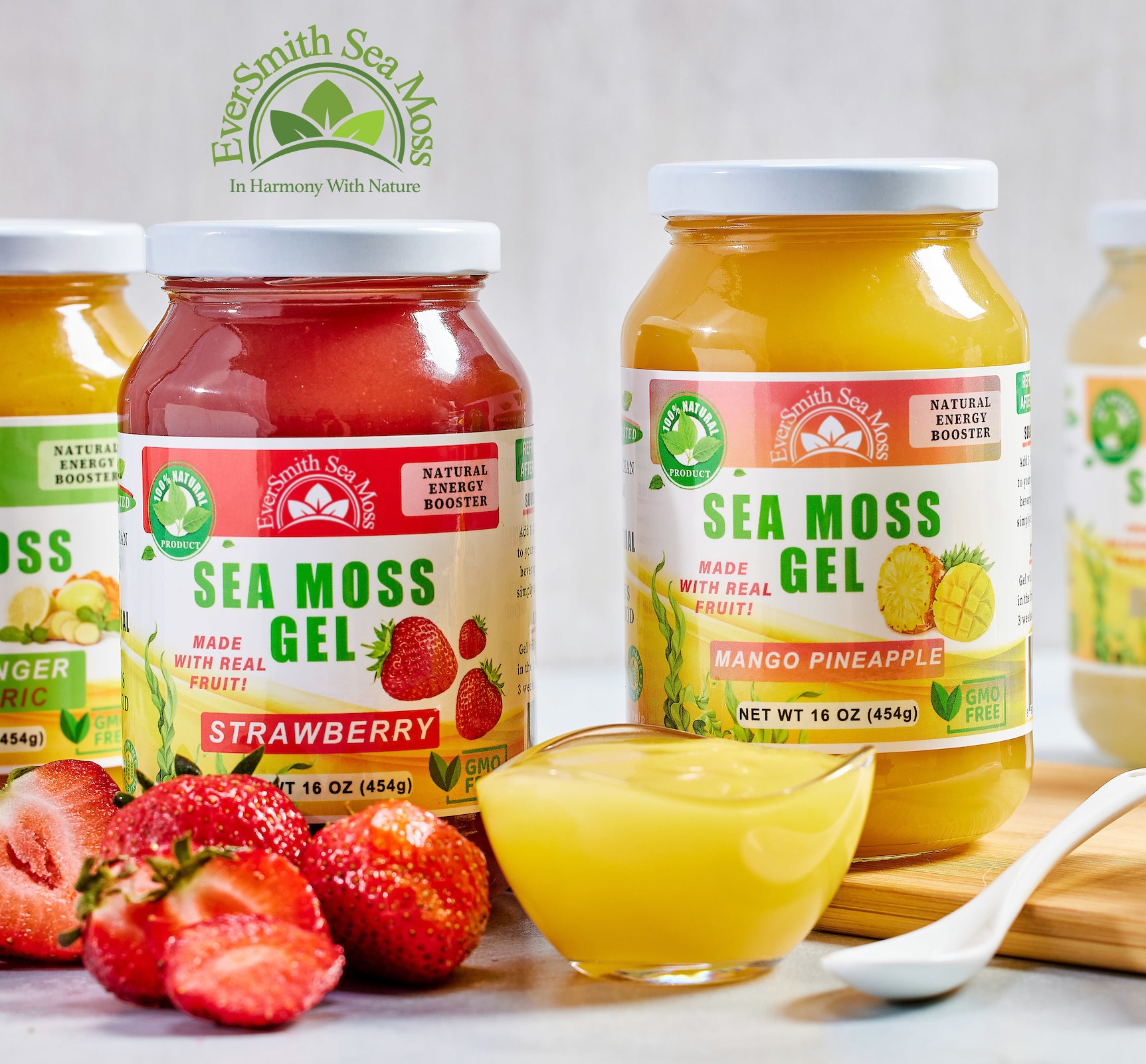 Wildcrafted Sea Moss Gel | Lemon Ginger | 9 FLAVORS | Irish Sea