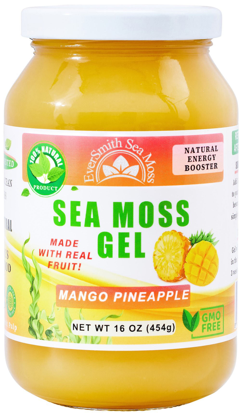 Wildcrafted Sea Moss Gel | Mango Pineapple | 9 FLAVORS | Irish Sea