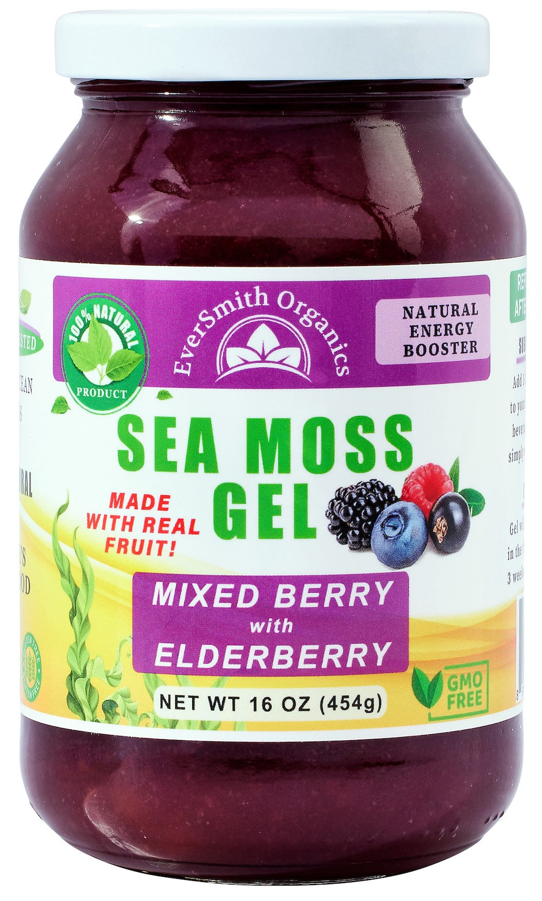 Mixed Berry Sea Moss Gel (16 Ounce)