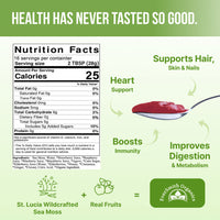 Mixed Berry Sea Moss Gel (16 Ounce)