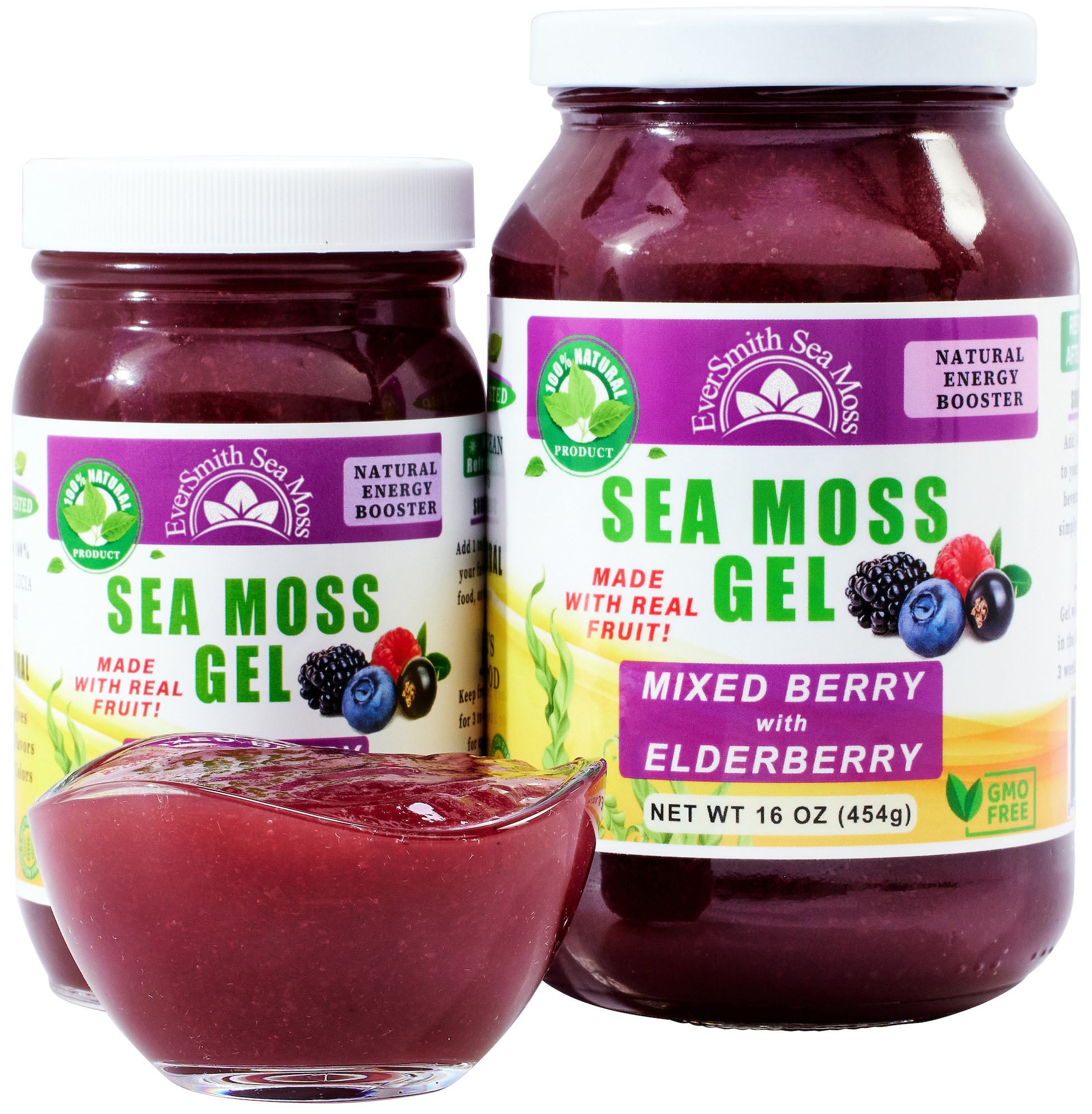 Mixed Berry Sea Moss Gel (16 Ounce)