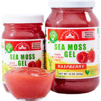 Raspberry Sea Moss Gel (16 Ounce)