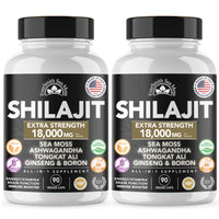 2 PACK - SHILAJIT & SEA MOSS CAPSULES (90-COUNT)